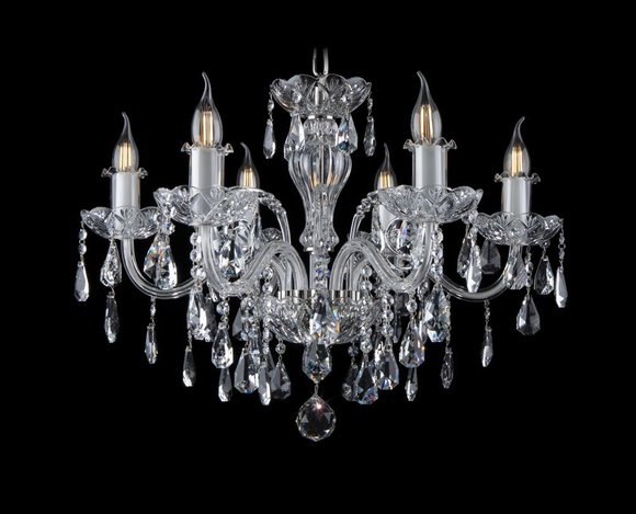 Leuchte Luster Kronleuchter Kristall Bohemia Lampe Deckenleuchte