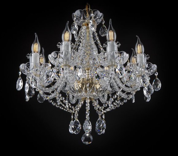 Kristall Kronleuchter Luster Deckenleuchte Hängeleuchte Leuchte Bohemia