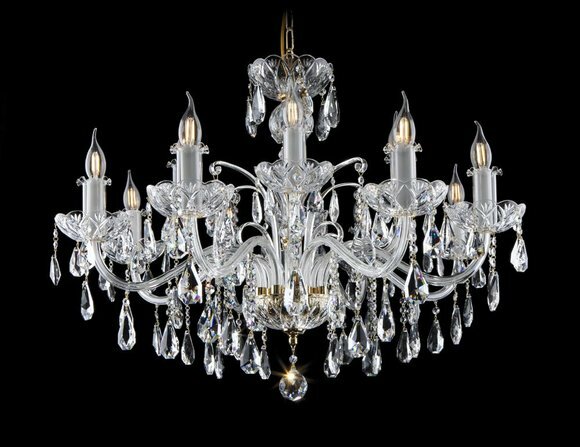 Kristall Kronleuchter Luster Leuchte Bohemia Lampe Deckenleuchte