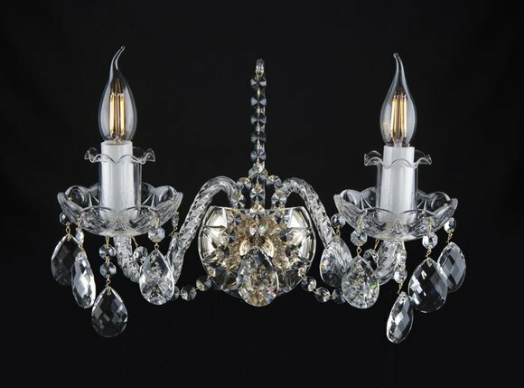 Wandleuchte Luster Bohemia Antik Stil Lampen Wandlampe Lampe Wand
