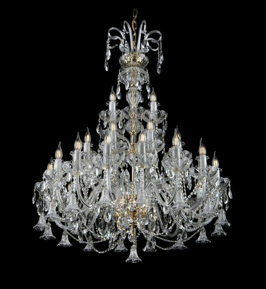 Bohemia Kristall Kronleuchter Leuchte Decke Lampe Leuchte Lampen Decken