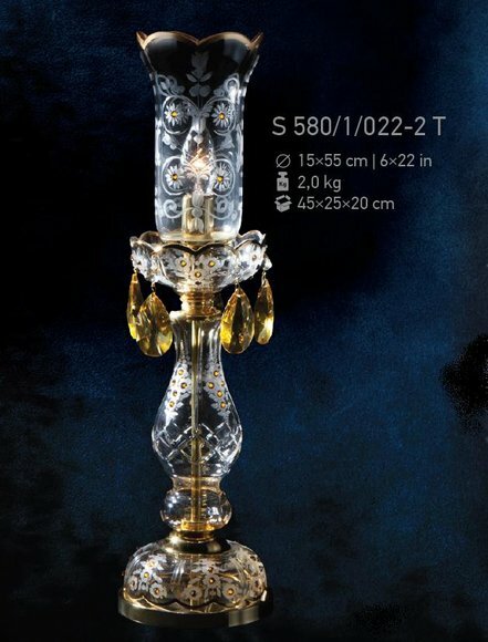 Tischleuchte Antik Stil Tisch Lampe Leuchte Lampen Kristall Leuchten