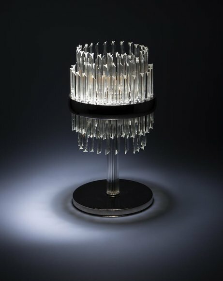 Tischleuchte Tisch Lampe Leuchten Kristall Antik Stil Leuchte Lampen