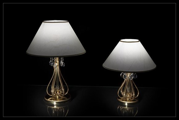 Lampe Leuchte Kristall Schreibtisch Tischlampe Elite Bohemia Steh Nachttisch