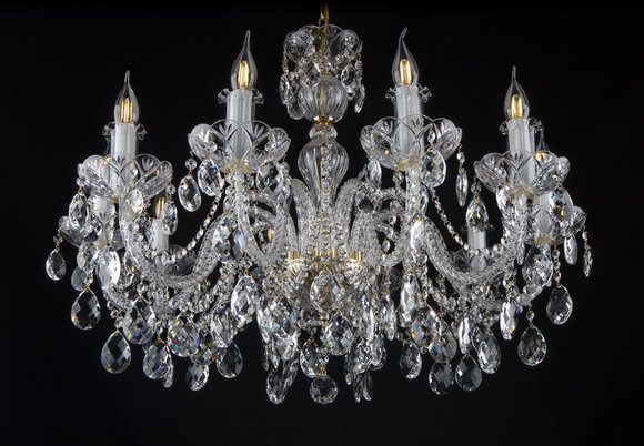 Kron Leuchter Lampe Decken Lampen Kristall Leuchten Beleuchtung Klassik