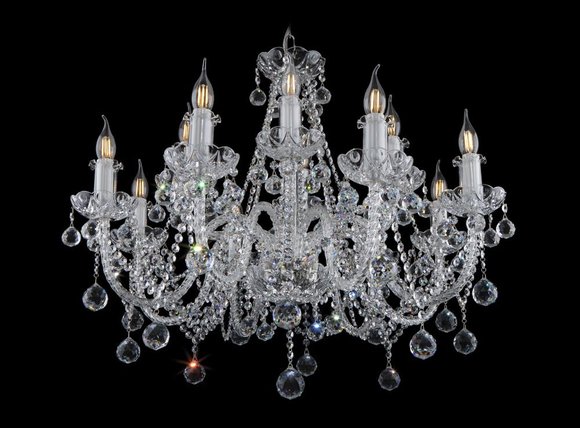 Klassischer Decken Kronleuchter Leuchte Lampe Beleuchtung Kristall Neu