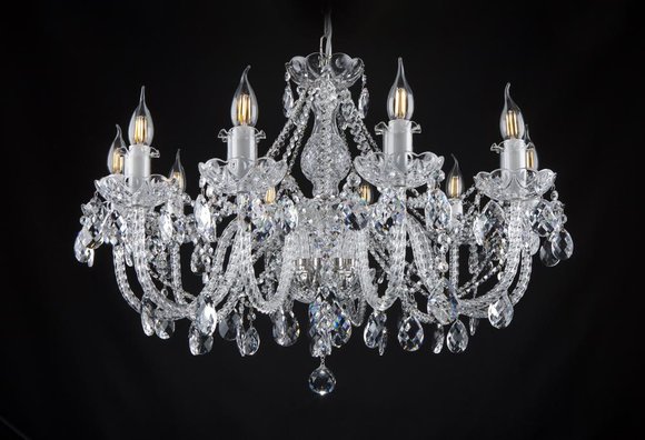 Klassischer Decken Kronleuchter Leuchte Lampe Beleuchtung Kristall Neu