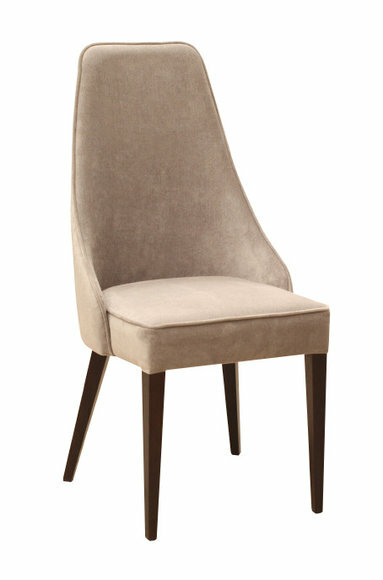 Stuhl Gruppe 4x Stühle Set Wohn - Esszimmer Garnitur Holz Lehn Leder Textil