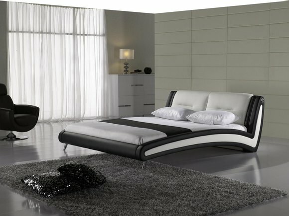 Design Leder Bett Doppel Ehe Modernes Gestell Luxus Schlaf Zimmer Betten