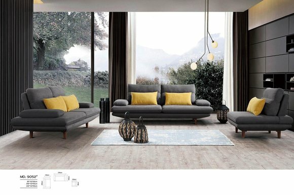 Dreisitzer Designer Sofa Couch 2 Sitz Polster Leder Couchen Big Sofas Textil Neu