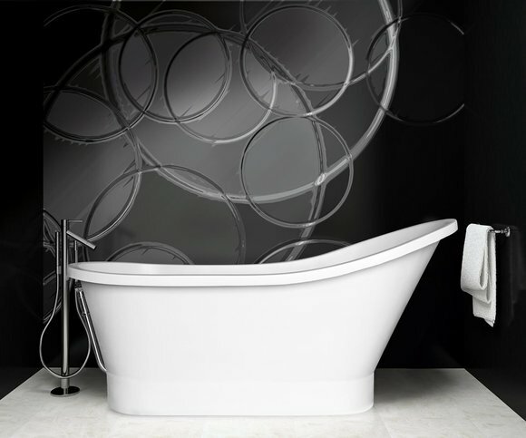 Klassische Design Wannen Freistehende Moderne Badewanne Bad Wanne Weiß 160x68cm