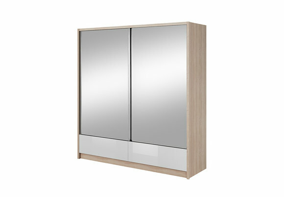 Garderobe Aufbewahrung 200cm Regal Schrank Archiv Schiebetüren Schiebetüren