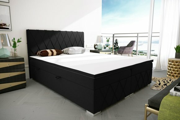 Boxspring Bett Hotel Doppel Luxus Betten Polster Bettkasten Funktion