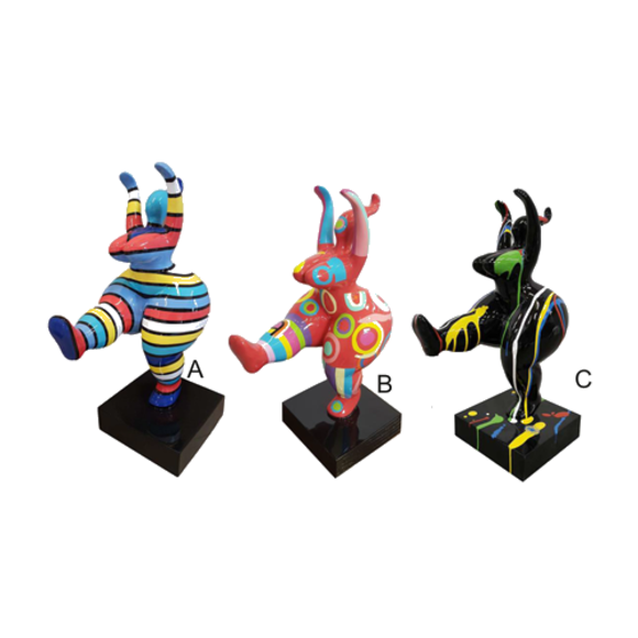 Abstrakte Design Figuren Statuen Garten Wohnzimmer Kunst Skulptur XXL