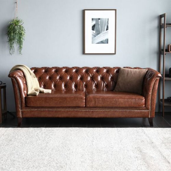 Chesterfield Leder Polster Design Sofa Luxus Couch Klassische Sofa