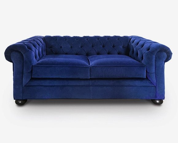 Chesterfield Luxus Sofa Couch Polster Sitz Leder Garnitur 2+1 Sitzer