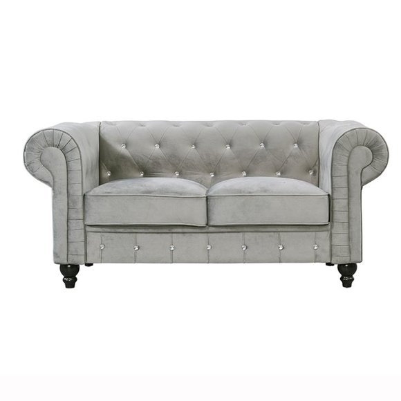 Chesterfield Sofa Couch Polster Stoff Leder Couchen Polster Garnitur