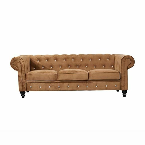 Marken Möbel jvmoebel ® Chesterfield Sofa Couch Textil Stoff Garnitur
