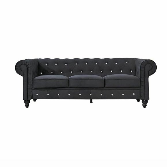 Englische Sitz Polster Couch - Textil Sofa Schlaf Sofas Couchen Neu