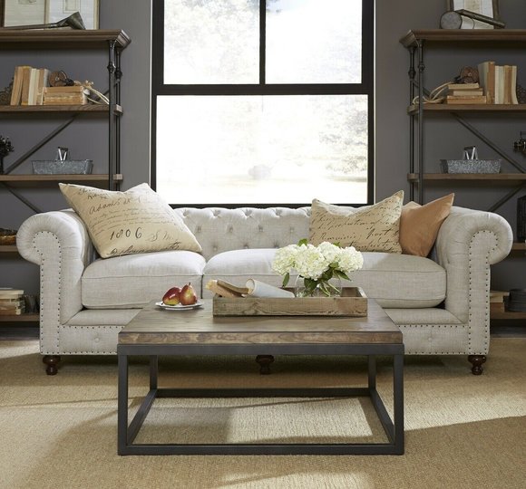 Chesterfield Sofa Couch Polster Stoff Leder Couchen Polster Garnitur