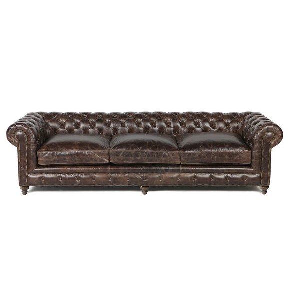 Chesterfield Sofa Couch Polster Stoff Leder Couchen Polster Garnitur