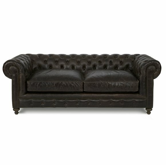 Chesterfield Sofa Couch Polster Stoff Leder Couchen Antik Stil Garnitur