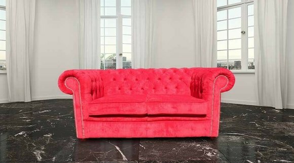 jvmoebel ® Leder Sofa Couch - Design Polster Zweisitzer Couch