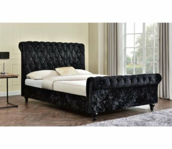 Wandpaneel Bett Paneel Chesterfield Polster Betten Schlafzimmer XXL Big