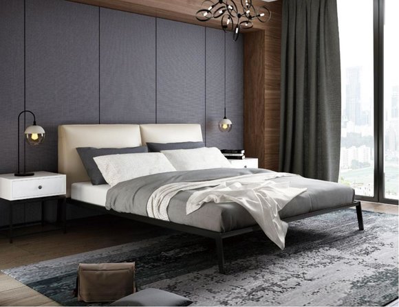 Luxus Schlafzimmer Bett Polster Design Luxus Doppel Hotel Betten 180x200cm