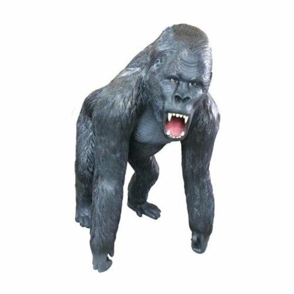 Gorilla Dekorative Statue Garten Figuren Statuen 130cm Lebensgroß Figur