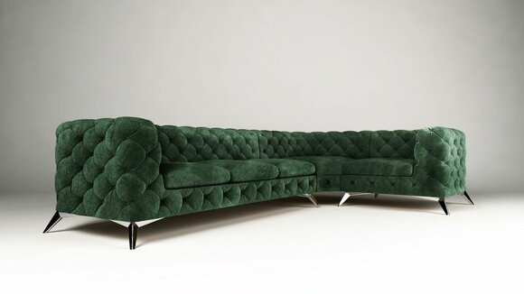 Chesterfield Design Ecksofa Sofa Couch Design Couchen Polster Eckgarnitur