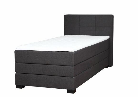 Boxspring Bett Hotel Betten 90x200cm Komplett Bettkasten inkls. Topper