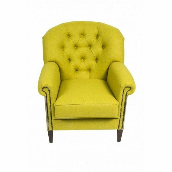 Ohrensessel Sessel Fernseh Stuhl Polster Sofa 1 Sitzer Relax Chesterfield