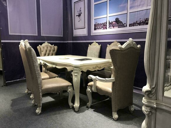 Barock Antik Stil Esstisch Tisch Echtes Holz Klassische Designer Tische Rokoko