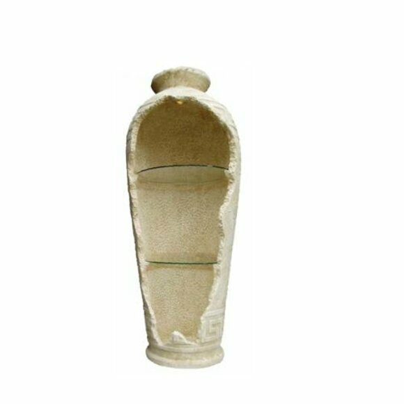 Halbe Vase Regal Beleuchtet 152cm Skulptur Vasen Figur Antik Stil (C56)