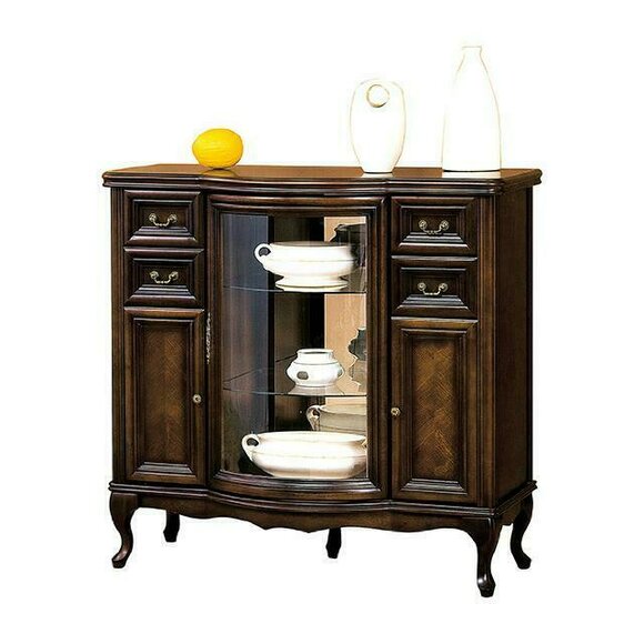 Klassische Kommode Vitrine Sideboard Kommoden Kommodenschrank Bar 3B