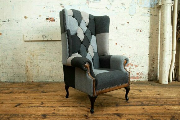 Sessel Club Lounge Designer Lehn Stuhl Sofa 1 Sitzer Fernseh Polster Neu