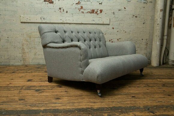 Sofa Original Polster Couch Microfaser Sofas Couchen Neu Webstoff Chesterfield