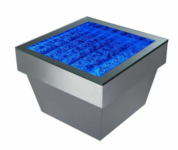 Design Tisch Couchtisch Wasser Säulen Säule Water Sofa Tische LED