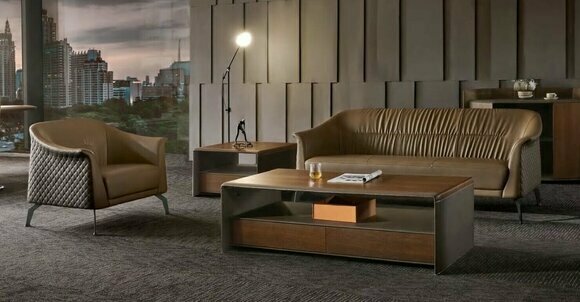 Sofagarnitur Set Design Sofas Polster Couchen Leder Relax Moderne