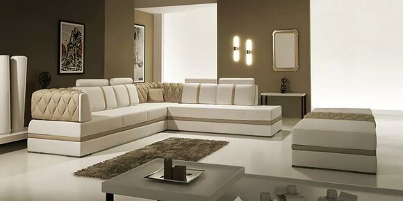 Ecksofa L Form Designer Sofa Modernes Sofa Ledersofa Eckgarnitur
