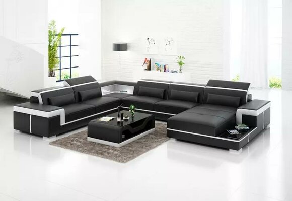 Eckgarnitur Ecksofa Polster Eckcouch Moderne Wohnzimmer Sofa Couch