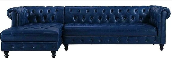 Chesterfield Ecksofa Sofa Couch Polster Eckgarnitur klassische Möbel