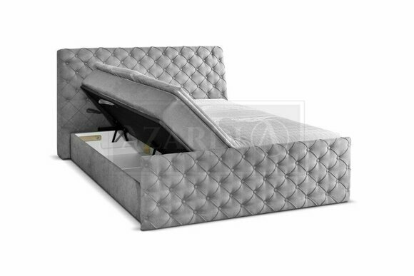 Chesterfield Hotel Doppel Leder Bett Schlafzimmer Polster Luxus Betten