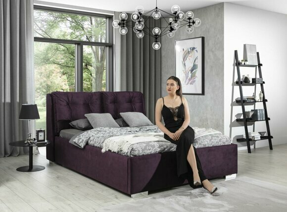 Bett Design Luxus Luxus Betten Textil Modernes Schlafzimmer 140/160/180/200