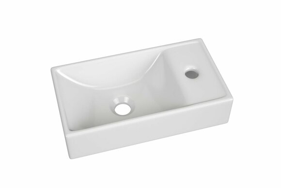Keramik Waschtisch Waschbecken Aufsatzwaschtisch Weiß Waschbecken