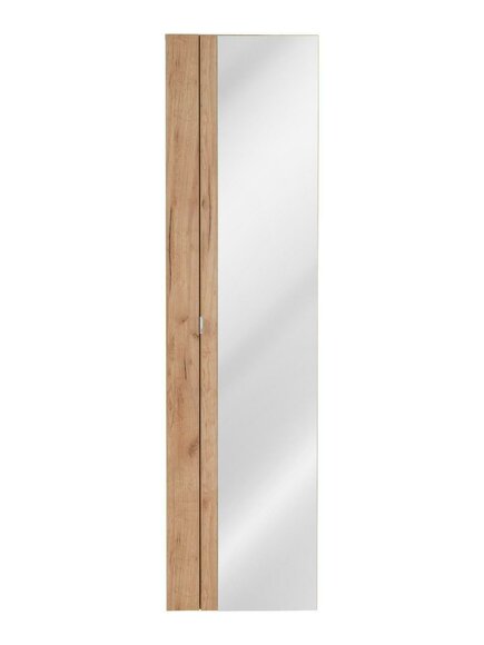 Hängeschrank mit Spiegel Badezimmerregal hoch Hänge Hochschrank