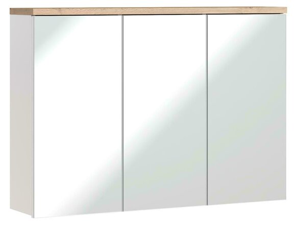 Spiegelschrank Wandschrank Badezimmerschrank mit Spiegel 100 cm Bad