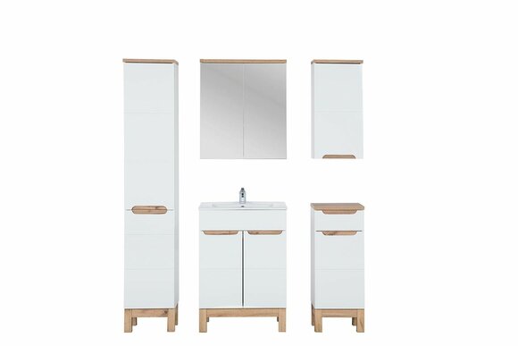 Design Möbel Waschbecken Badezimmer Bad Set Garnitur Schrank