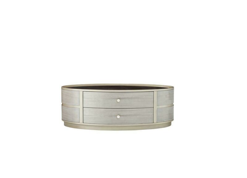 Ovaler Couchtisch Luxus Sofa Beistell Tische Holztisch Dubai Luxus Hotel